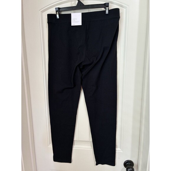 Ladies Lauren Conrad Mid Rise Leggings Size Large NWT BLACK - Picture 2 of 2